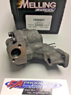 Melling 10555ST Small Block Chevy Shark Tooth High Volume High Pressure Oil Pump